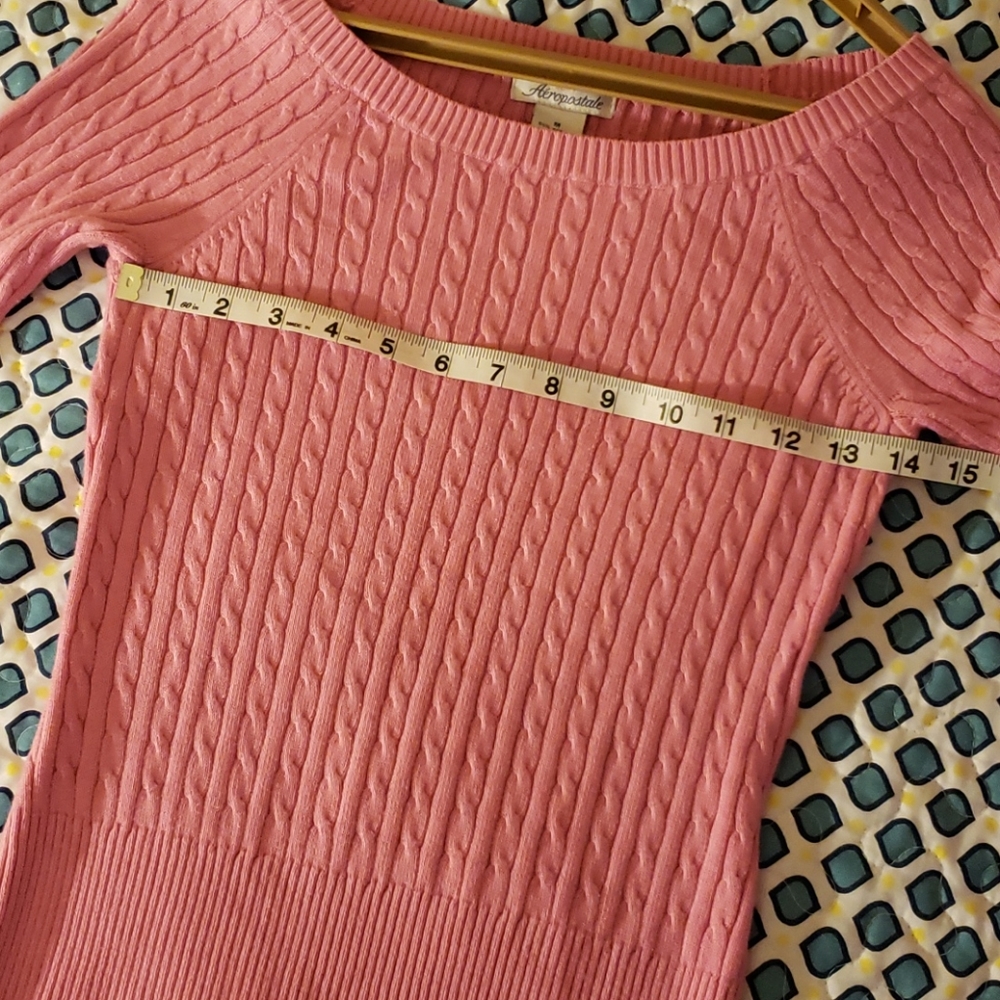 AEROPOSTALE ribbed long Sleeve size med - Picture 6 of 9